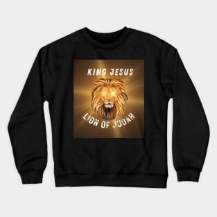 King Jesus, Lion of Judah Crewneck Sweatshirt